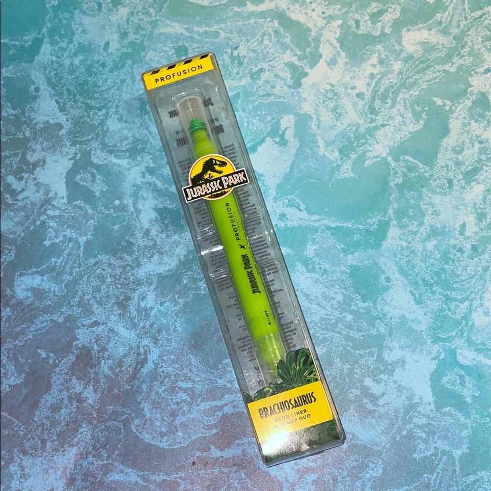 Profusion NIB Jurassic Park Neon Liner & Stamp Brachiosaurus